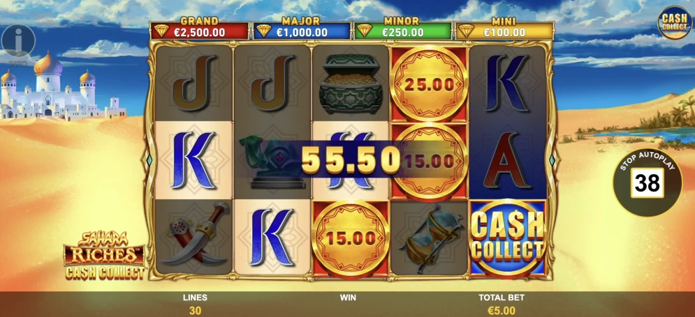 Sahara Riches Cash Collect